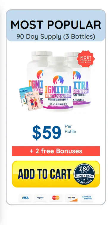 Ignitra price – 3 bottles